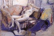 Edouard Vuillard Sofa of nude women oil on canvas